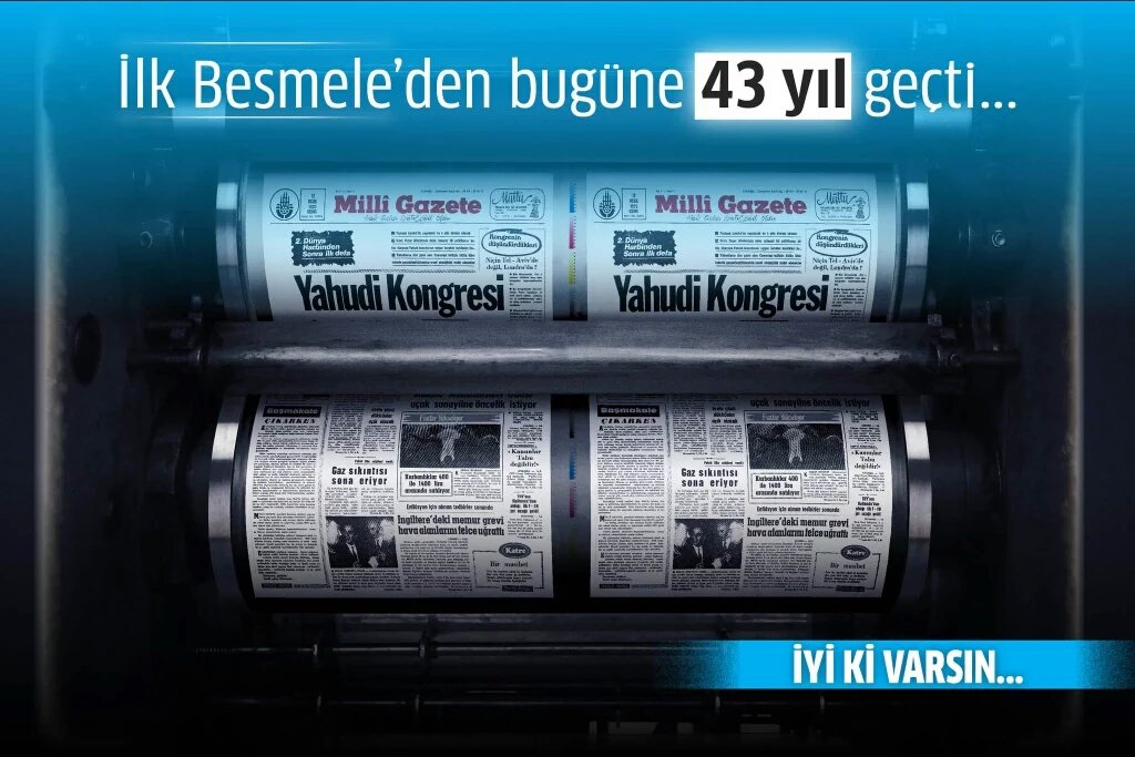#43YıldırMilliGazete olmak...