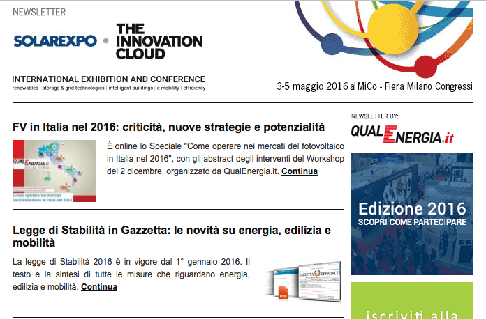Ecco la prima Newsletter 2016. #Rinnovabili ed #efficienza: novità normative e opportunità > ow.ly/WWqh2