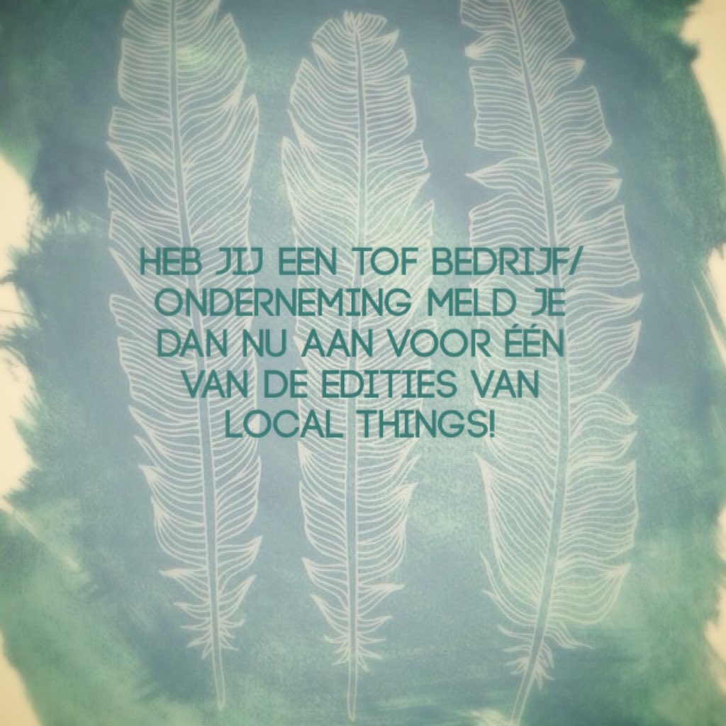 localthings.nl #5junidenbosch #3julirosmalen