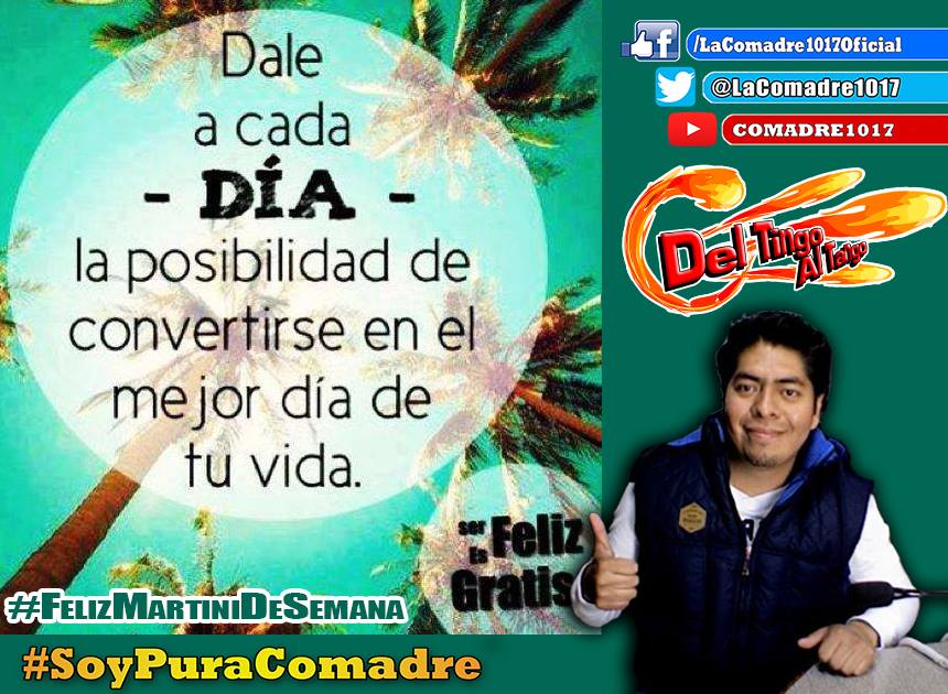 LaComadre1017's tweet photo. Ya iniciamos #ElCompaChuy en Del Tingo Al Tango por La Comadre 101.7 FM
¿Desde donde nos escuchas?
#SoyPuraComadre https://t.co/bQt9udqtfM