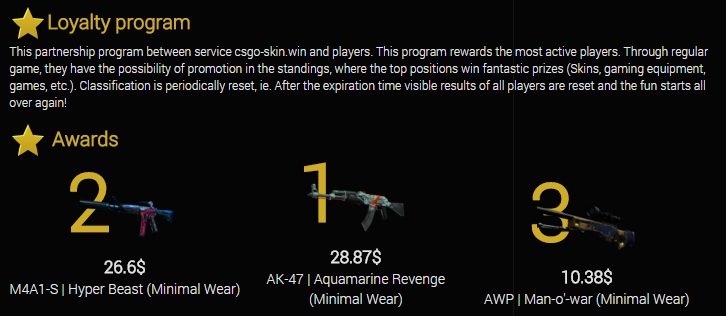 csgoskin_win's tweet image. RUSZAMY !!! Pierwszy na Świecie CSGO Jackpot nagradzający najaktywniejszych graczy tylko na csgo-skin.win.