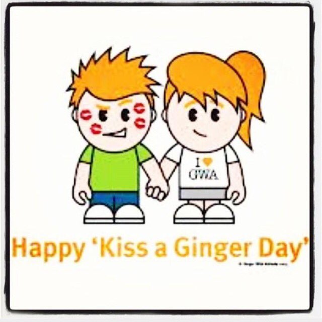 #kissagingerday 2016 To my husband - 😘😘