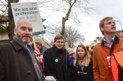 Lovely to see such warm public support on a cold day: shops &amp; patients bringing food &amp; coffee. #JuniorDoctorsStrike