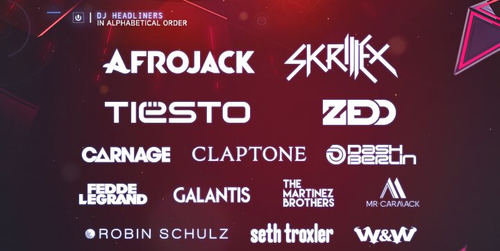 DjCiyahB_SA's tweet photo. RT "@DJFreshSA: Fedde Le Grand, W&amp;W &amp; Claptone added to the final #UltraSA2016 Massive lineup! https://t.co/CsctyyStIa"