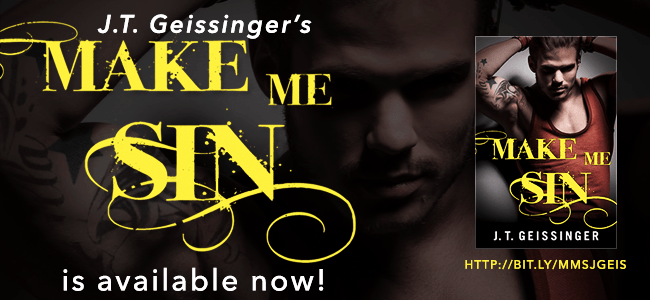mamareadsblog's tweet photo. #NewRelease #MakeMeSin by @JTGeissinger #sneakpeek #booksale #giveaway https://t.co/3x7jmEXVts https://t.co/RoVQQkrkfp