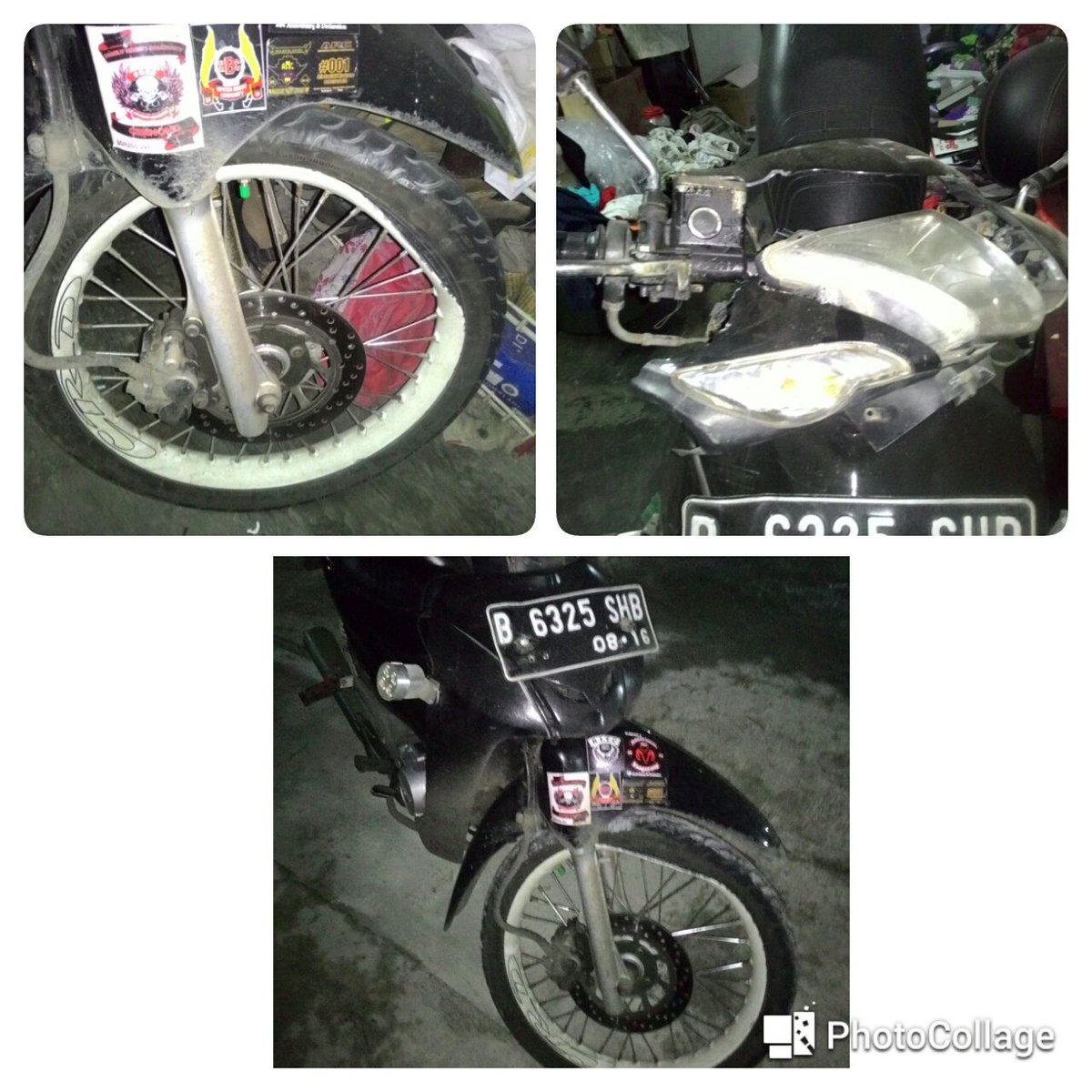 Berdoa untuk bro yakob #001 QRC Depok, semoga bisa ganti motor baru lagi 😁 peace broo