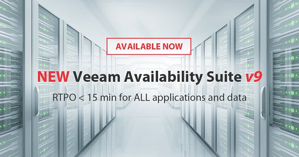 Veeam Availability Suite v9 is now generally available and ready for download! veeam.com/blog/veeam-ava… #veeam
