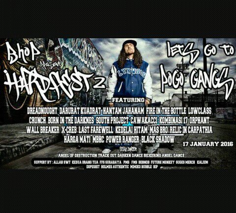 HARDFEST2 17januari2016,at gor Rina, kita bakal seneng2 bareng Band2 kece Pringsewu dan sekitarnya!Ramaikan
