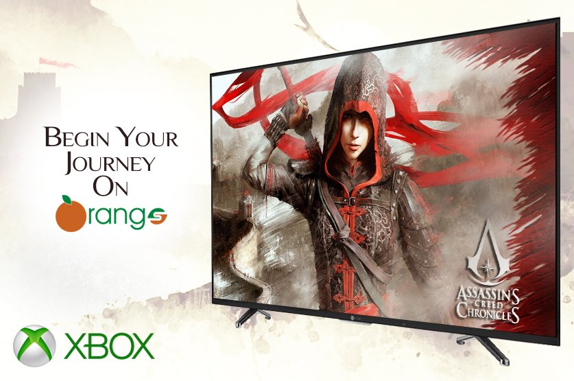 OrangeLEDTVs's tweet photo. Begin your journey on Orange LED TV!How many of you are playing Assassin's Creed Chronicles ? 
#OrangeLED #XBOX https://t.co/4RluSzdYlU