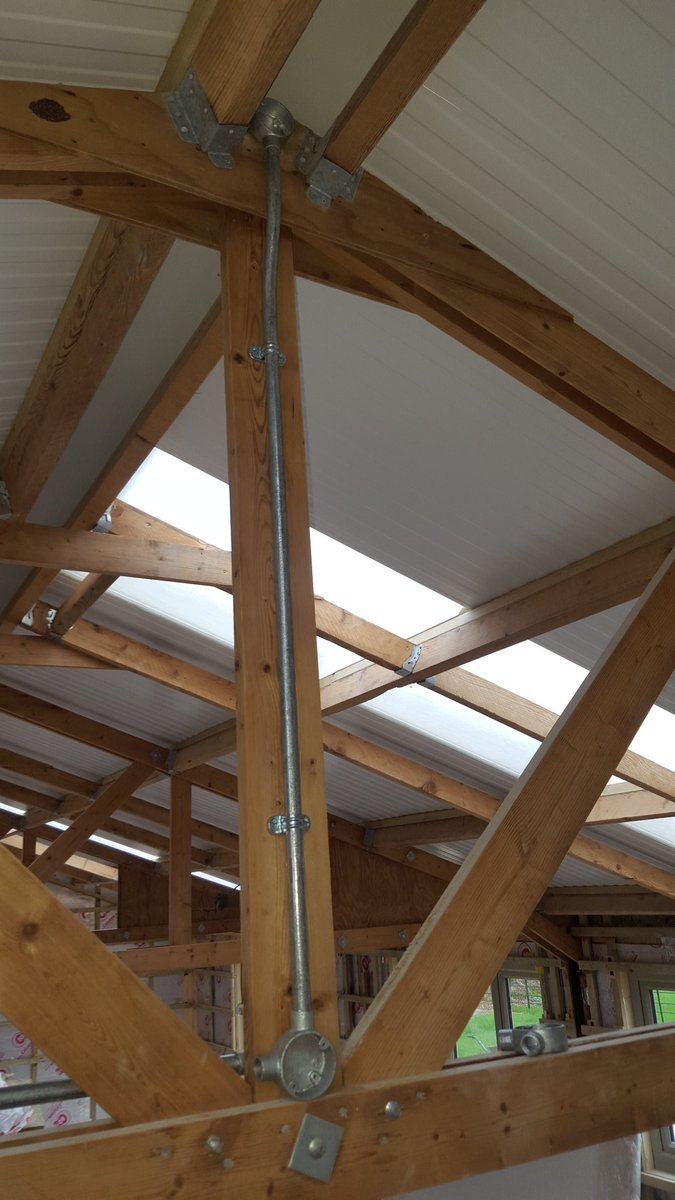 Lovely day for a bit of metal pipe work/containment.