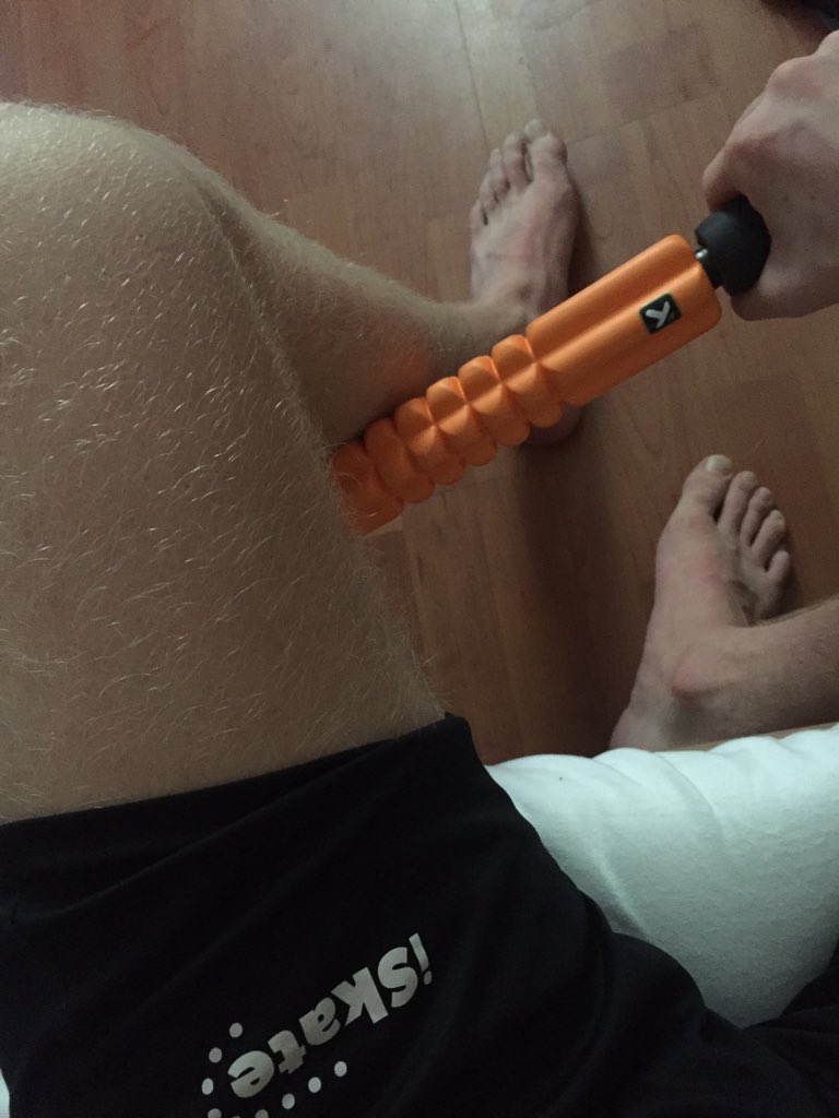 Benen losmaken na de regio's afgelopen weekend. Op naar het NK! #APPM #Athleteshop #Triggerpoint #Massagestick
