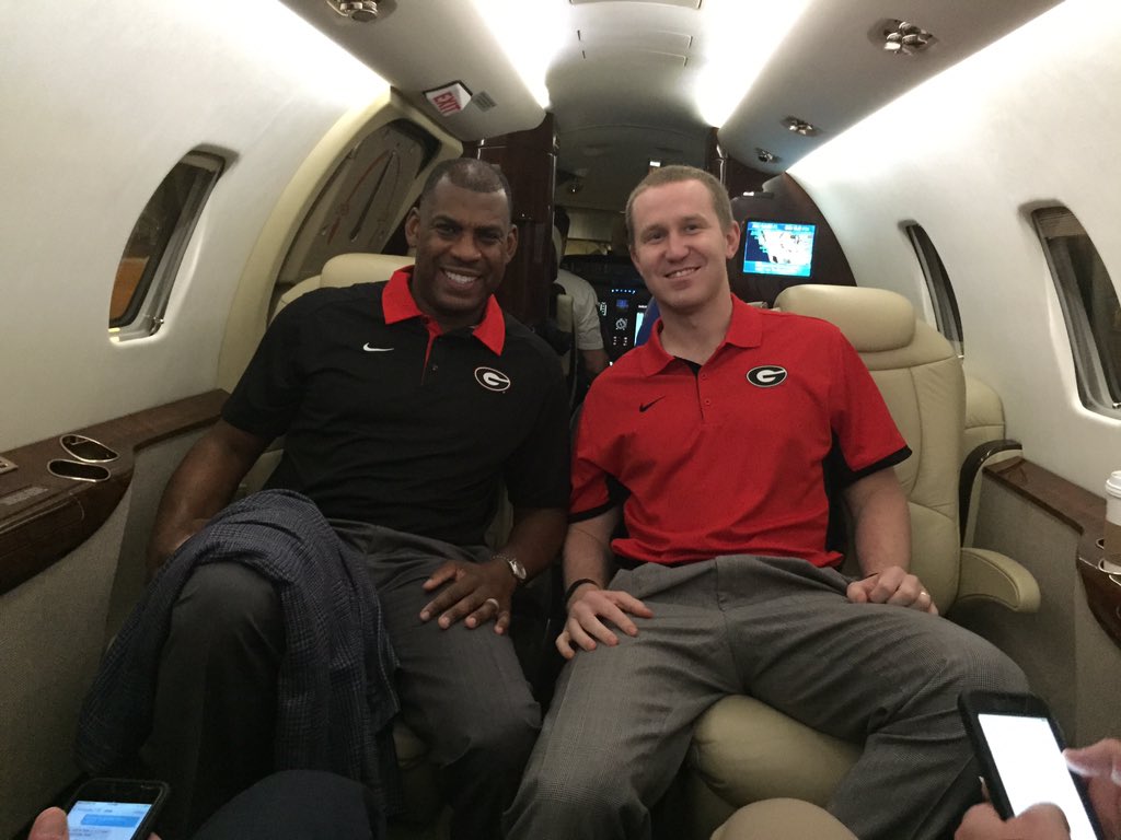 All Dawg Now!!! ✈️ Wheels Up for Athens!! Fully #CommittedtotheG @Coach_mtucker <a href="/KirbySmartUGA/">Coach Kirby Smart</a>
