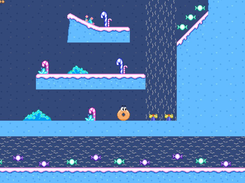 NicktendowiiU's tweet image. New super screenshots from Super Donuts! #gamedev #indiedev #iosgamedev #ios #app #spriteart