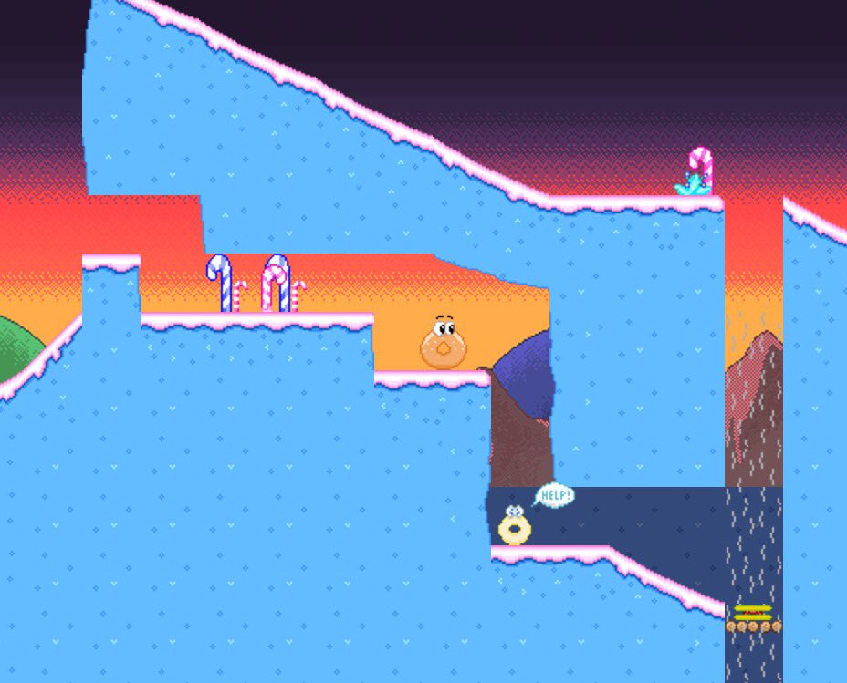 NicktendowiiU's tweet image. New super screenshots from Super Donuts! #gamedev #indiedev #iosgamedev #ios #app #spriteart