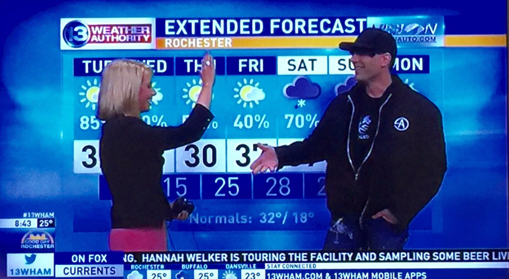 &amp;Got to do weather lol thx Fox&amp;I get to meet U tonight after I star in <a href="/Supernaturalist/">The SUPERNATURALISTS</a> Tix livemu.sc/1Z1rHnD