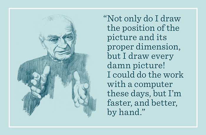 How starting by hand defines the work of master craftsman, Massimo <a href="/vignelli/">Vignelli</a> bit.ly/1OoysLu