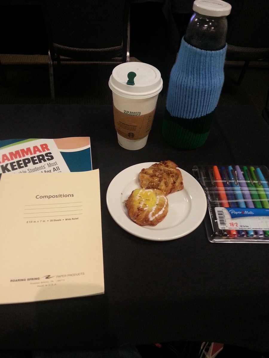 MrsBMontgomery's tweet photo. Feeling prepared for the @gretchbernabei training!  @lacyheit #wceloveslearning  #lacyandblairtakethesquare https://t.co/LsVBEXiarS