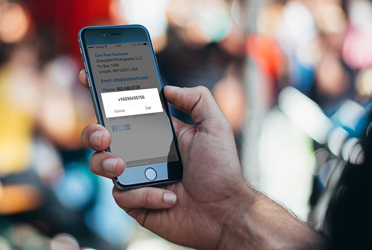 Did you know that phone numbers can be links too? Add them to your site's "Contact" page: bit.ly/162wcdA