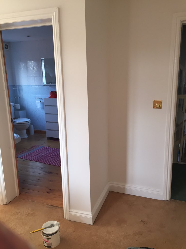 SquekeyClean's tweet image. Still painting... Need more house cleans :)