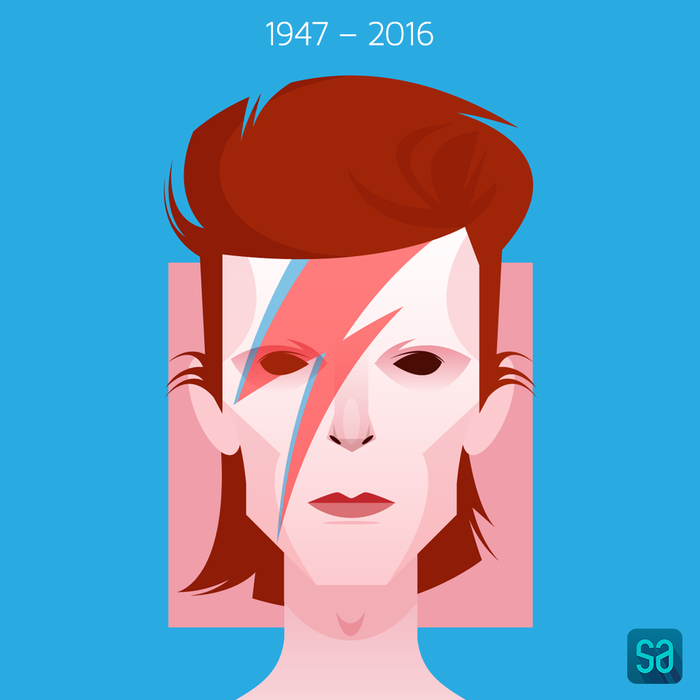 Saloote's tweet image. Gone but never forgotten, forever will you live through your music! #DavidBowie #DavidBowieTribute #GetSaloote