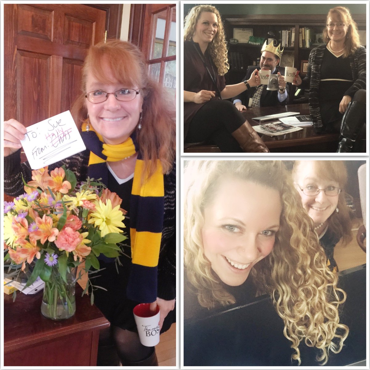 WACUpdates's tweet photo. Mrs. @HsingletonHolly, @MrsKCournoyer, &amp; Dr. Harten are having a little fun while Headmaster @cjsandford is away! https://t.co/OFgkNCvNCT