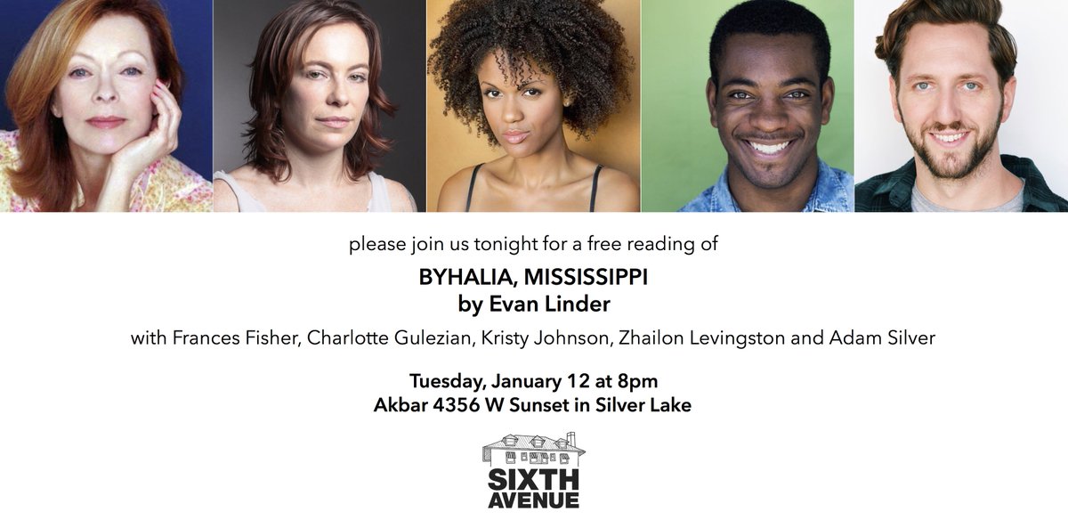 tonight! with <a href="/Frances_Fisher/">Frances Fisher</a> @Charcootery <a href="/KristyJohnson_/">Kristy Johnson</a> <a href="/Zhailon/">Zhailon levingston</a> @iamadamsilver