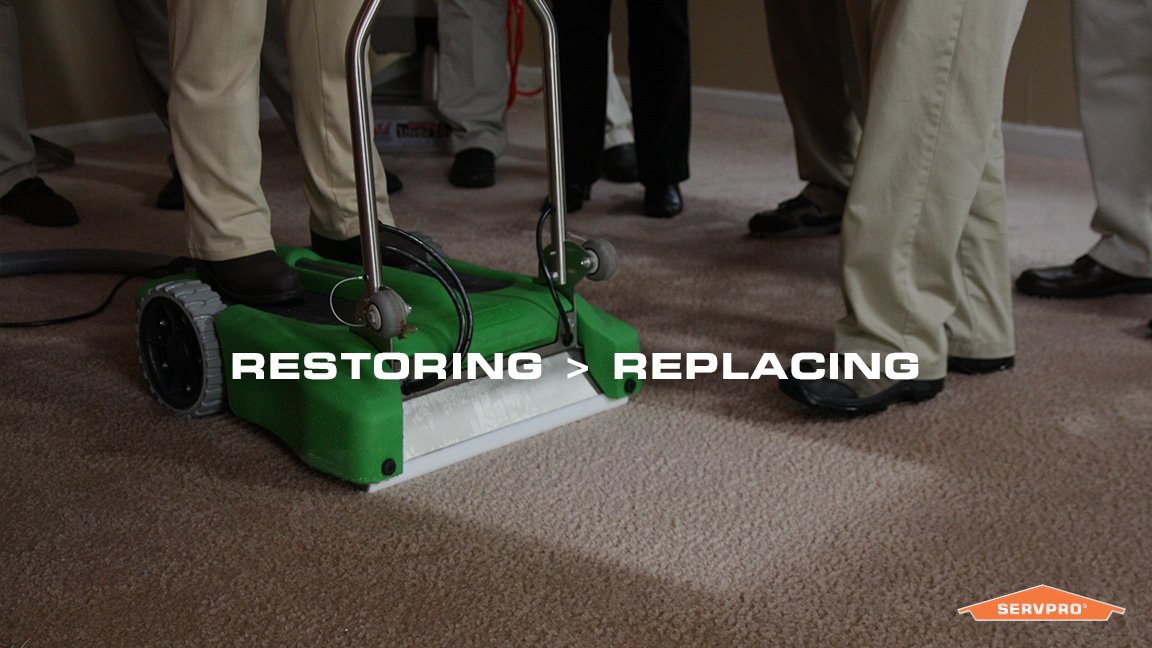 We favor restoration over replacement. But no matter what you need, you can trust SERVPRO® will get the job done.