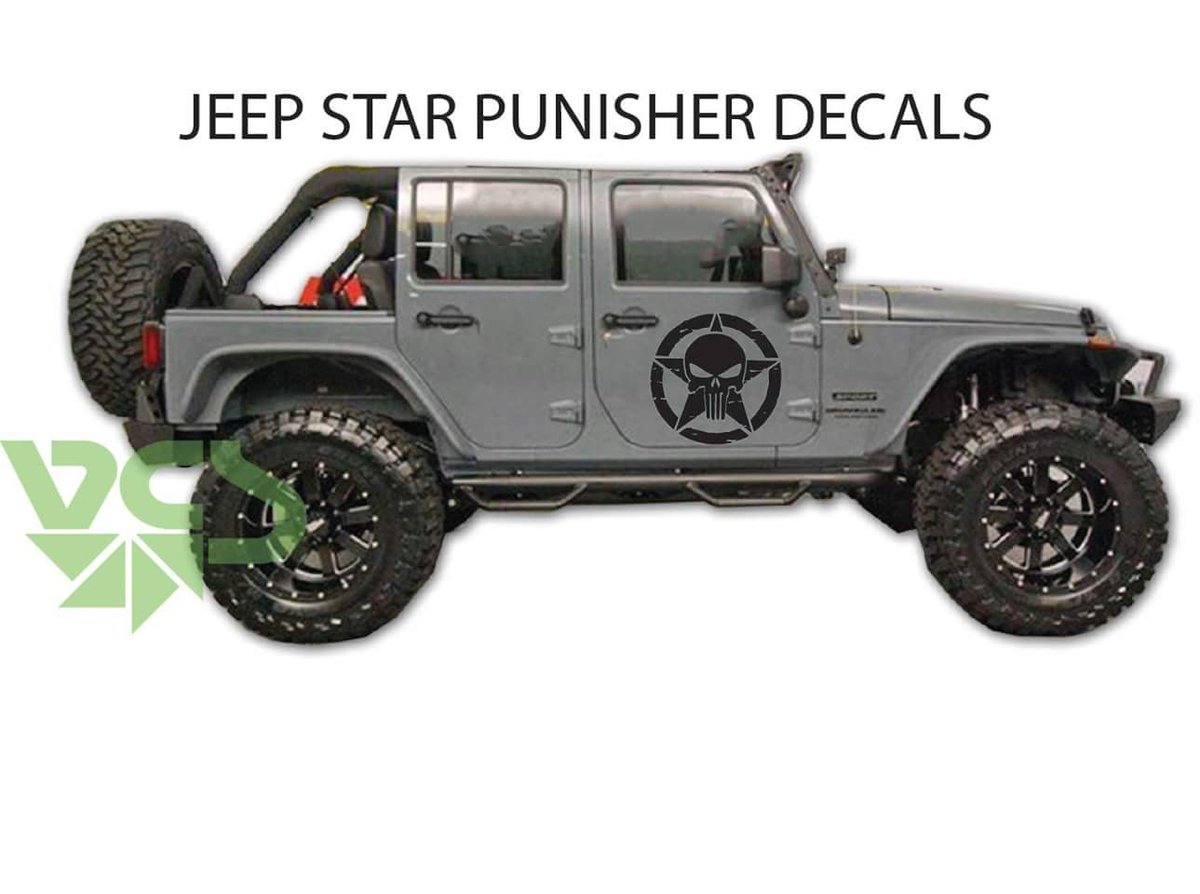 VCSCustoms's tweet image. Now Available and ready to ship! Custom decals for yourJeep.