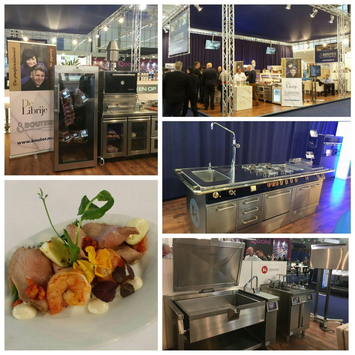 BouterNL's tweet image. #Bouter op #Horecava. Hierbij een sfeerimpressie van onze stand. Kom ook kijken, proeven en beleven op stand 02.204