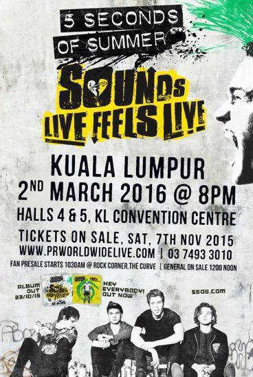 Qiueez's tweet photo. #5sos Live - In Malaysia. #WhereverYouAre #5SOSUPDATE https://t.co/VCSzOshZrO