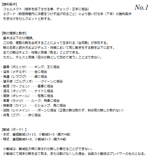 アシカワ ネル bcoc 血界のプロスフェアーを 実際に遊ぶ ために改良したパチモン ルール改訂しました 駒の動きを図解したり 合成駒の形を原作通りにしたり ちょこちょこ改善してあります T Co Sqxd3qvwwt Twitter