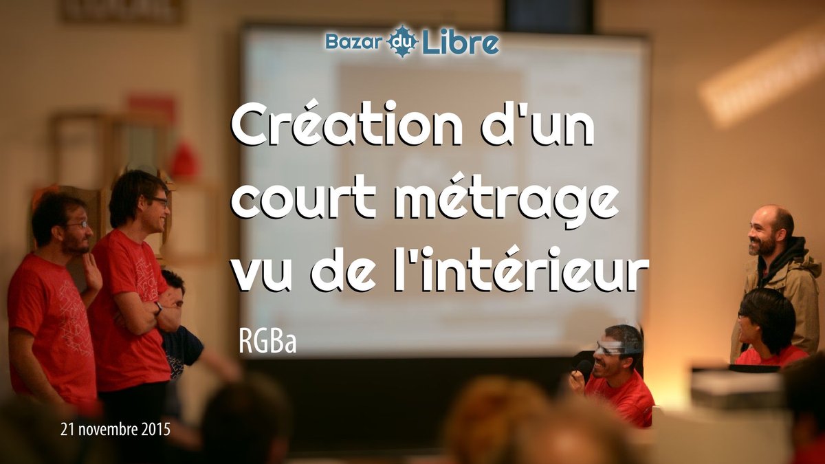 bjo_31's tweet photo. #bdl2015 Revoir @RGBa_fr présenter la création d'un court-métrage libre #b3d https://t.co/s6J7PNJydq @Toulibreorg https://t.co/ZZZnZQstDg