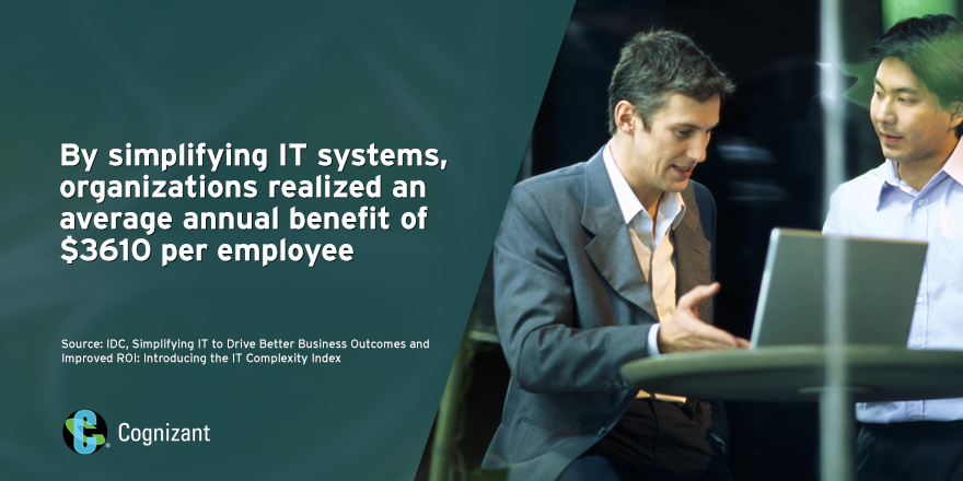 Cognizant's tweet photo. Simplify #IT Complexity to Accelerate #Digital Business - https://t.co/tcWsrwi1S2 [WHITEPAPER] #ITsimplification https://t.co/kuhDSKOPaF
