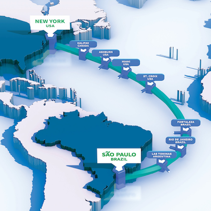 Seabornnetworks's tweet photo. TI Sparkle announces $300 million long term investment in Seabras-1 connecting Brazil and US https://t.co/pDc4ZFOaqp https://t.co/8Lm5Usn4ld