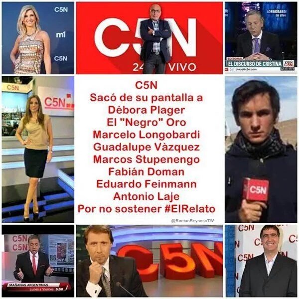 tuitskukas's tweet photo. Lo que hacía  @c5n por orden de CFK no era censura, no? https://t.co/TupjmcFHA7