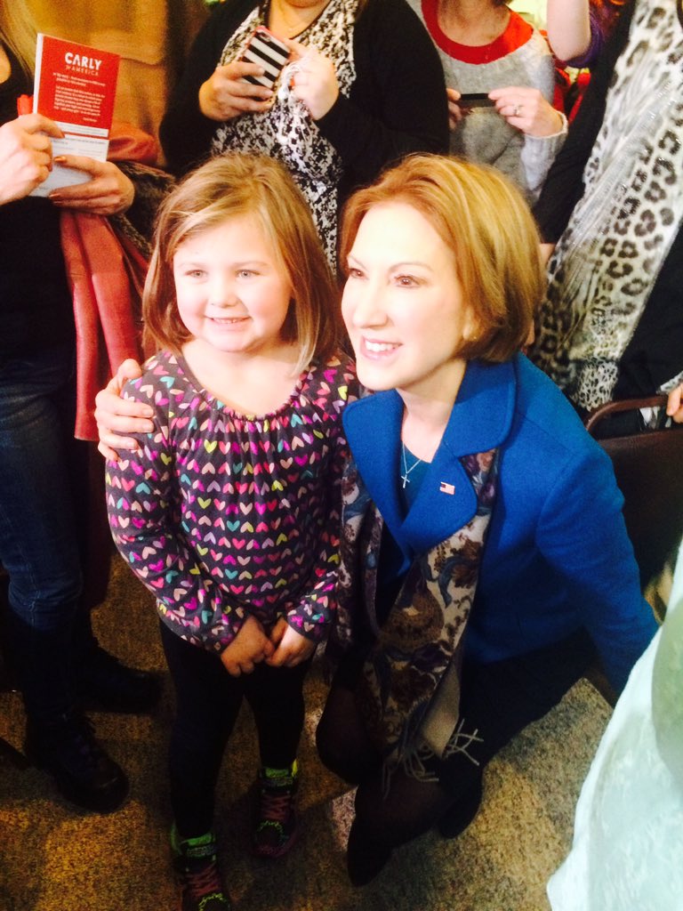 whignewtons's tweet image. "My name is Carly too. Can I be president some day?" "Yes, but would you mind if I keep the chair warm for you?"