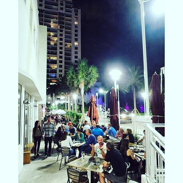 Outdoor area at Barceloneta, the Restaurant :
