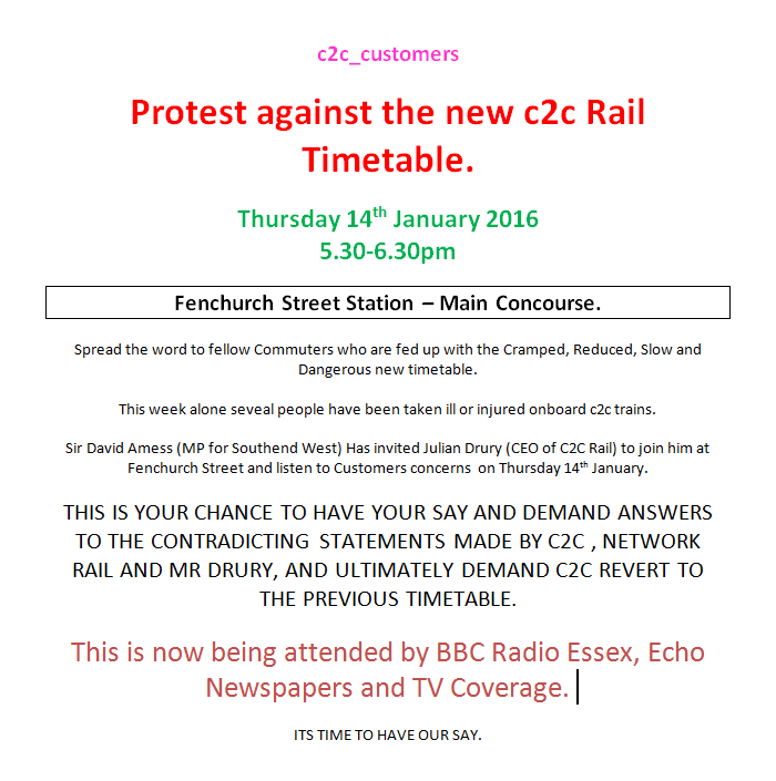 c2c_customers's tweet image. Please RT and ensure we get our voices heard. We have MP's, TV News, Radio and Newspaper Journalists attending.