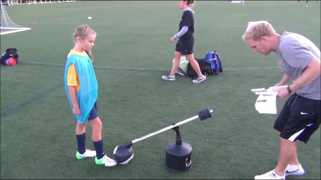 #nscaabaltimore as a coaching tool the 0g keeps the player/coach engaged for technique drills. No ball chasing.