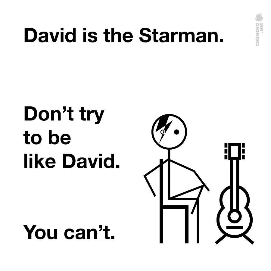 chunchonet's tweet photo. #DavidBowie #BelikeBill #SeComoJose https://t.co/oN4BiaaSIB