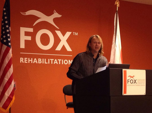 FOXRehab's tweet photo. "Say thank you. It changes your life." ~ @Dr_Tim_Fox #AttitudeofGratitude #TimFoxBelieves #Leadership https://t.co/NycAq3MJKr
