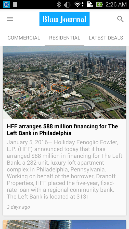 Download the <a href="/BlauJournal/">Blau Journal</a> Real Estate News App for Android. #realestate  #mobile #agents