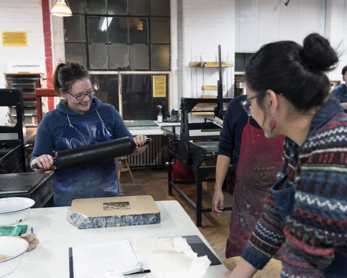 openstudioTO's tweet photo. Become one with the stone! #Levigate, #meditate and get #printing! #Lithography 101 starts Feb. 1st. https://t.co/PnLY0Z9PXc