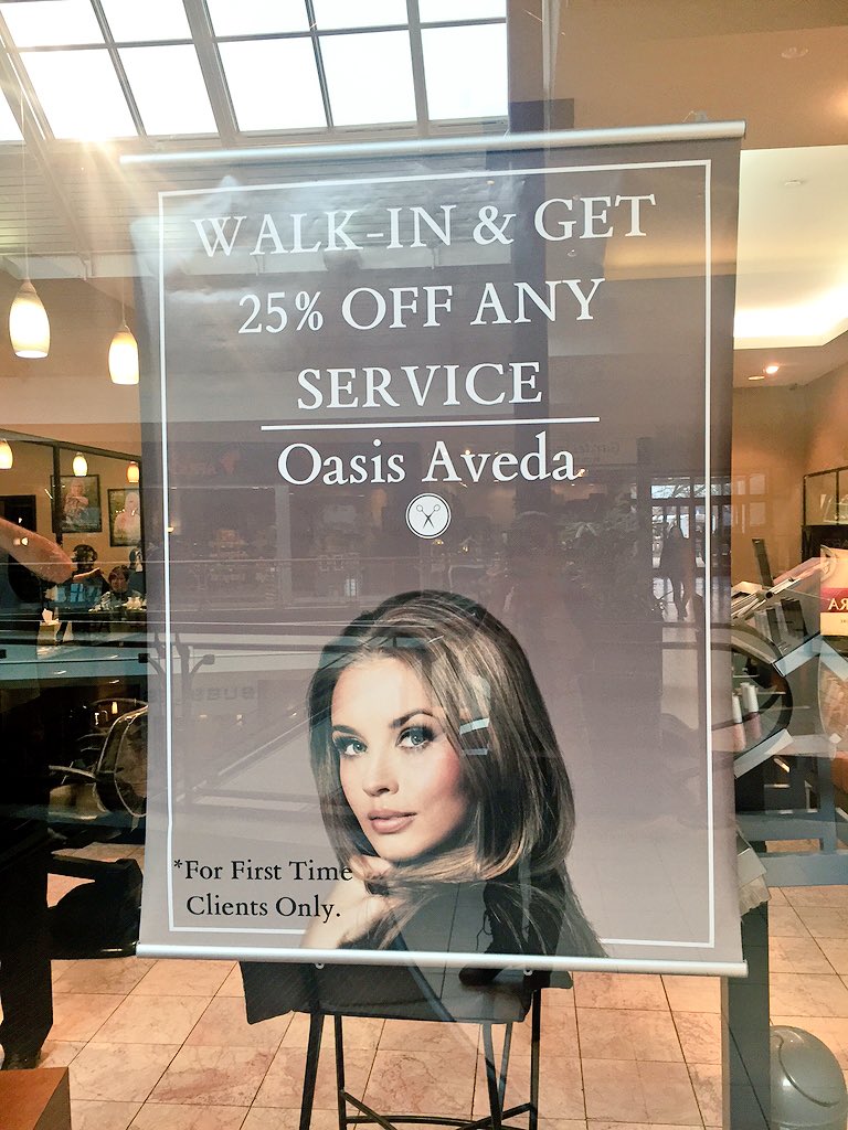 Oasis Aveda tweet media