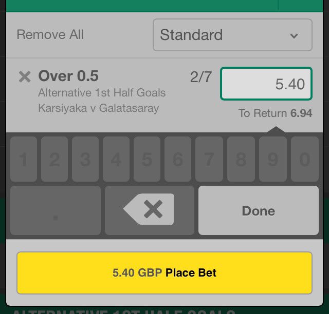 F2FootyTips's tweet image. £2 &amp;gt; £20 inplay cash builder💵💵

Bet 4⚽️