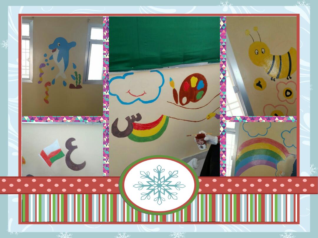 ابداع وتميز في قاعة طلبة بيرلز من قبل معلمات المجال الاول في مدرسة الابتكار بارك الله هذه الجهود