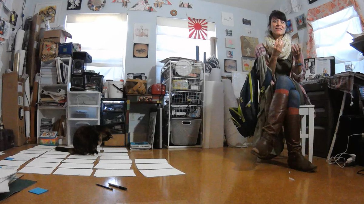 Jessica Caldas creates spaces to talk about uncomfortable subjects. Watch now at wp.me/p7xG0-1pC. #atlarts