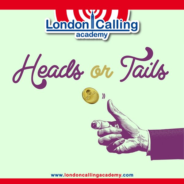 LondonCallingAB's tweet photo. ¿Sabías que hacer 'cara o cruz' en inglés se dice 'heads or tails'? https://t.co/r7lGuyjwP8
