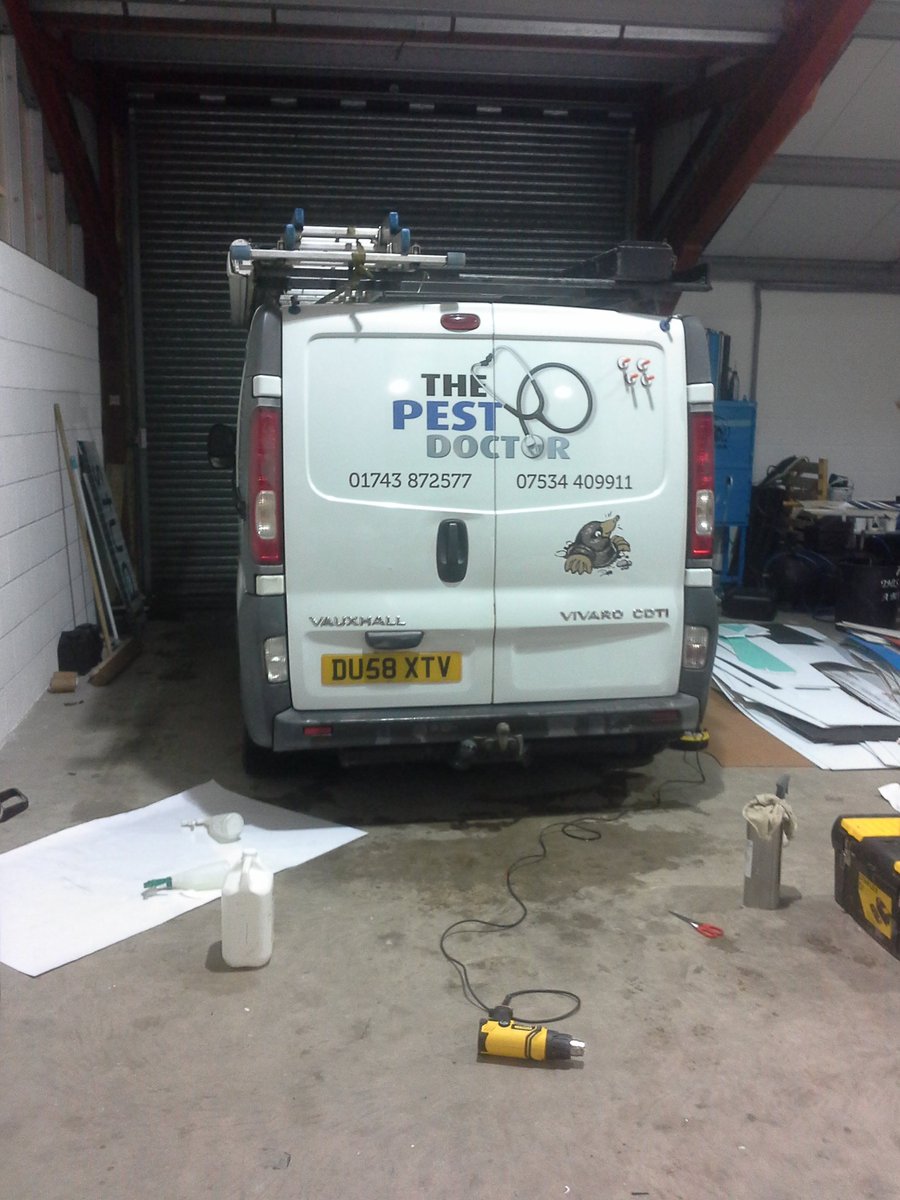 Just had the van sign written at now signs Oswestry