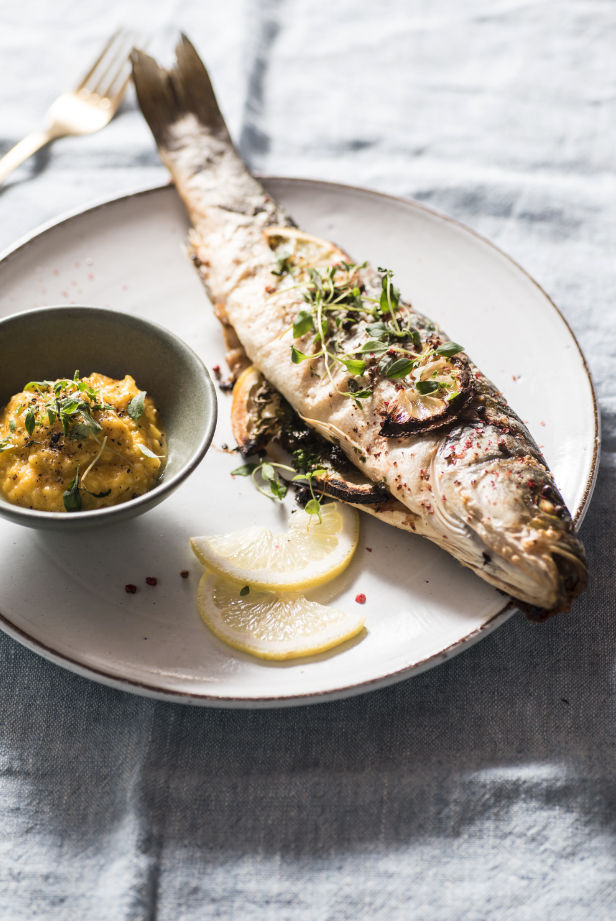 Elevate dinner tonight with a #recipe from #ditsen - baked sea bass with mashed celeriac bit.ly/1MiCUKD